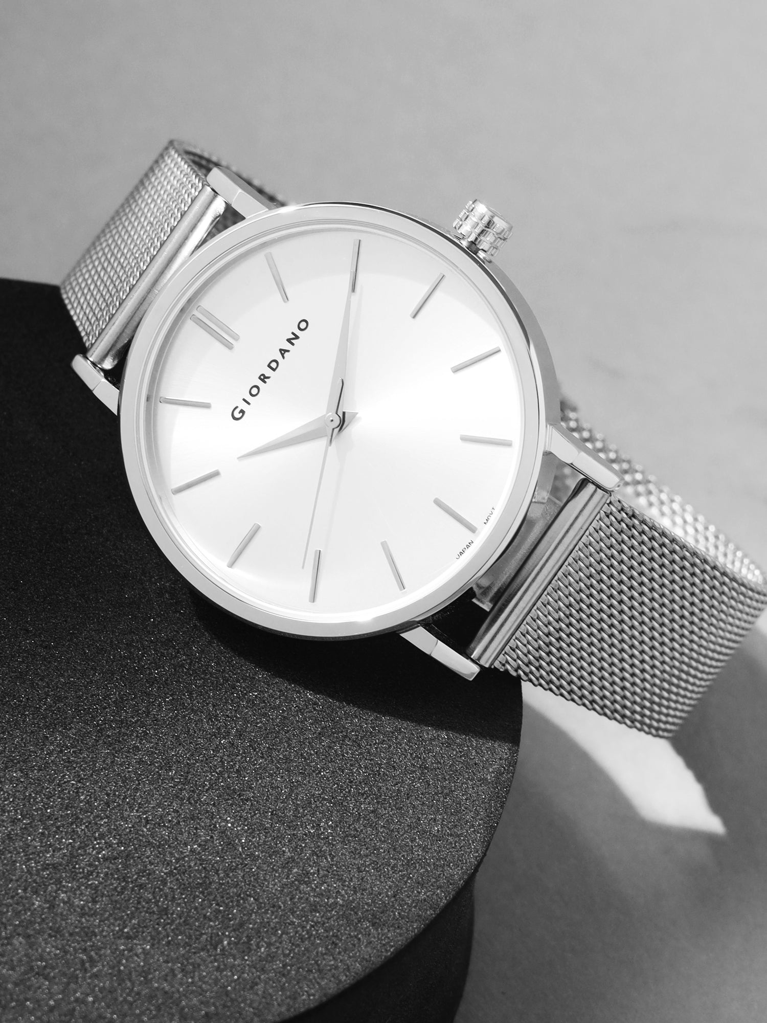 Giordano Analog Watch for Men Stylish Metal Strap| 3 Hands Mechanism with Water Resistant Wrist Watch | GZ-50108-11